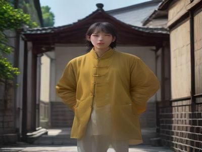 古装宫廷剧场景，红墙金瓦背景下演员身着明代服饰，体现奸情影视剧情分析的古典历史语境